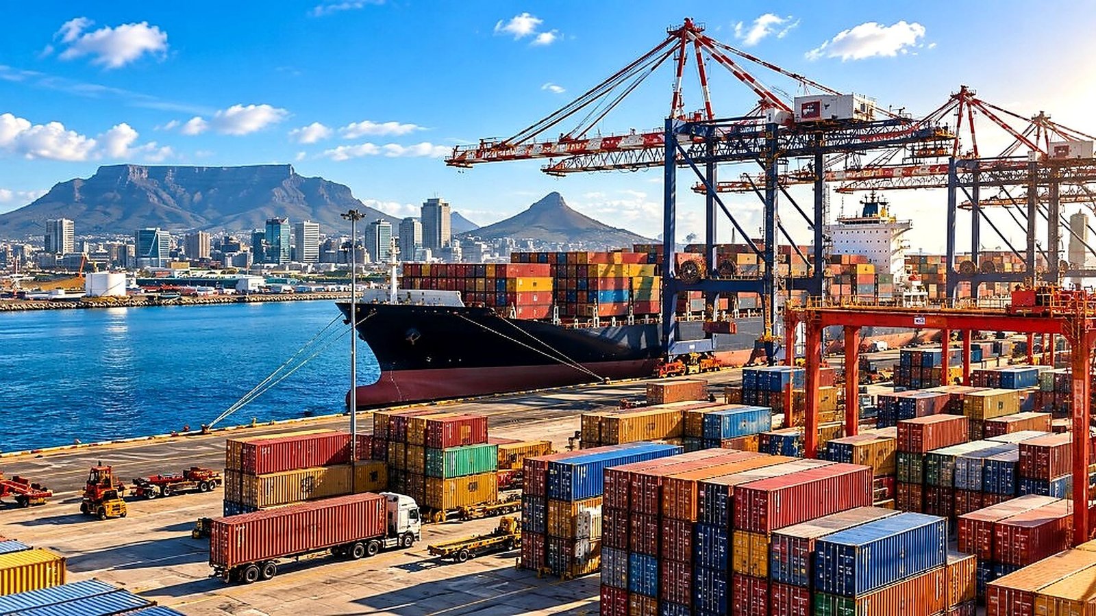 African port operations connecting regional and global markets